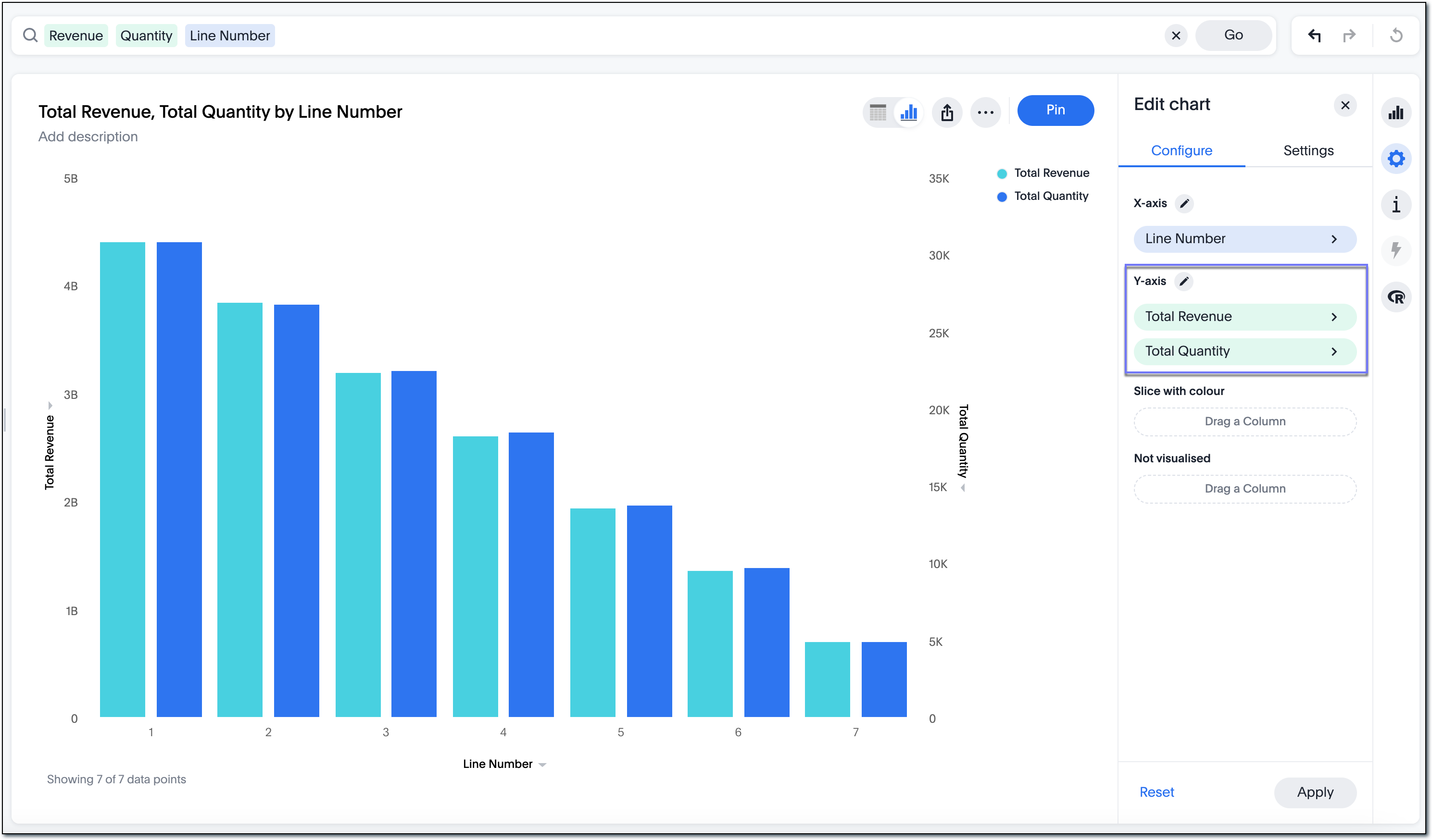 Drag and drop columns