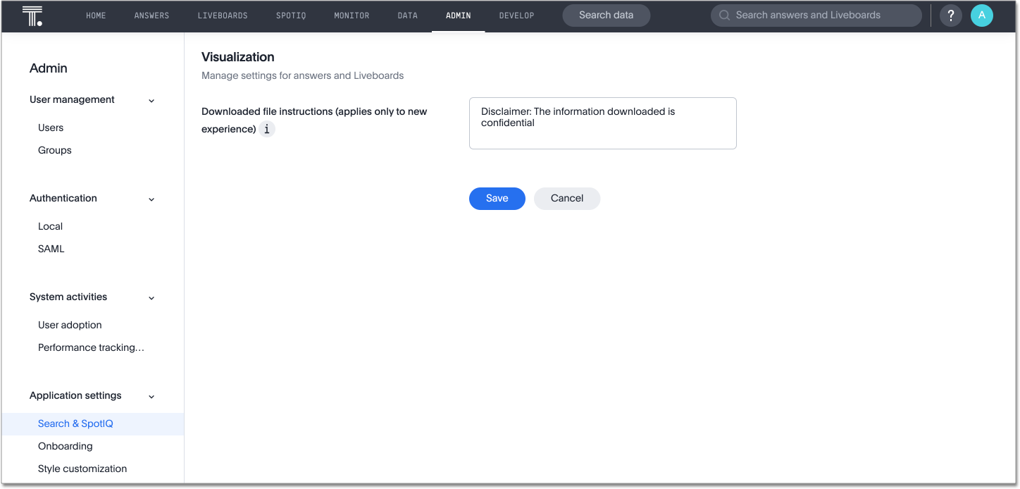 Add a standard download footer from the Admin Console