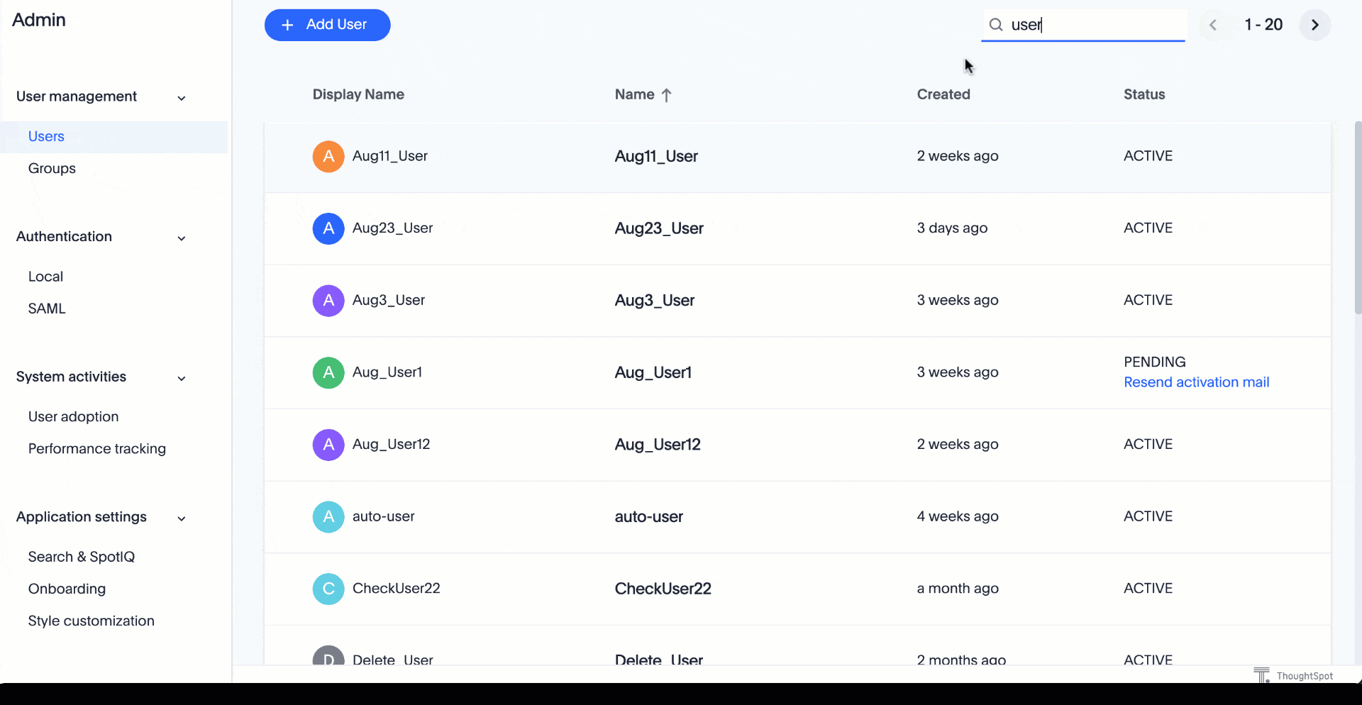 Account activation status gif