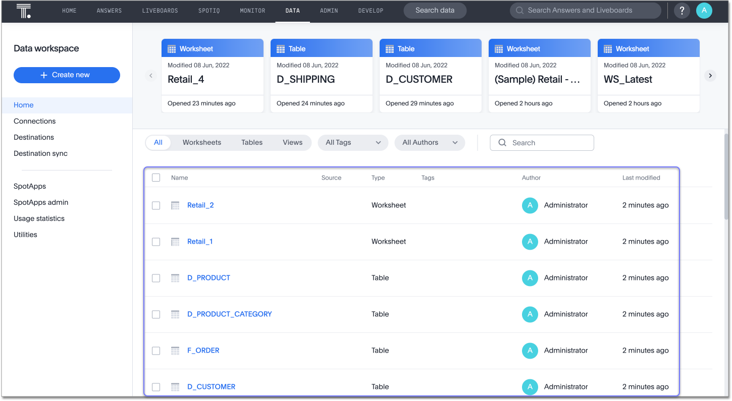 dbt integration view Models and tables