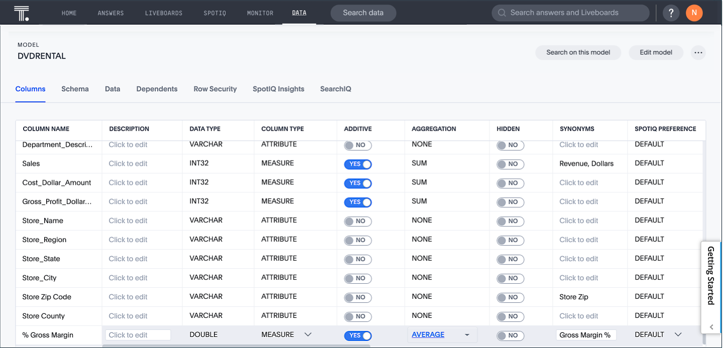 Model the data in your Model