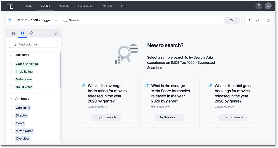 ai-suggested searches