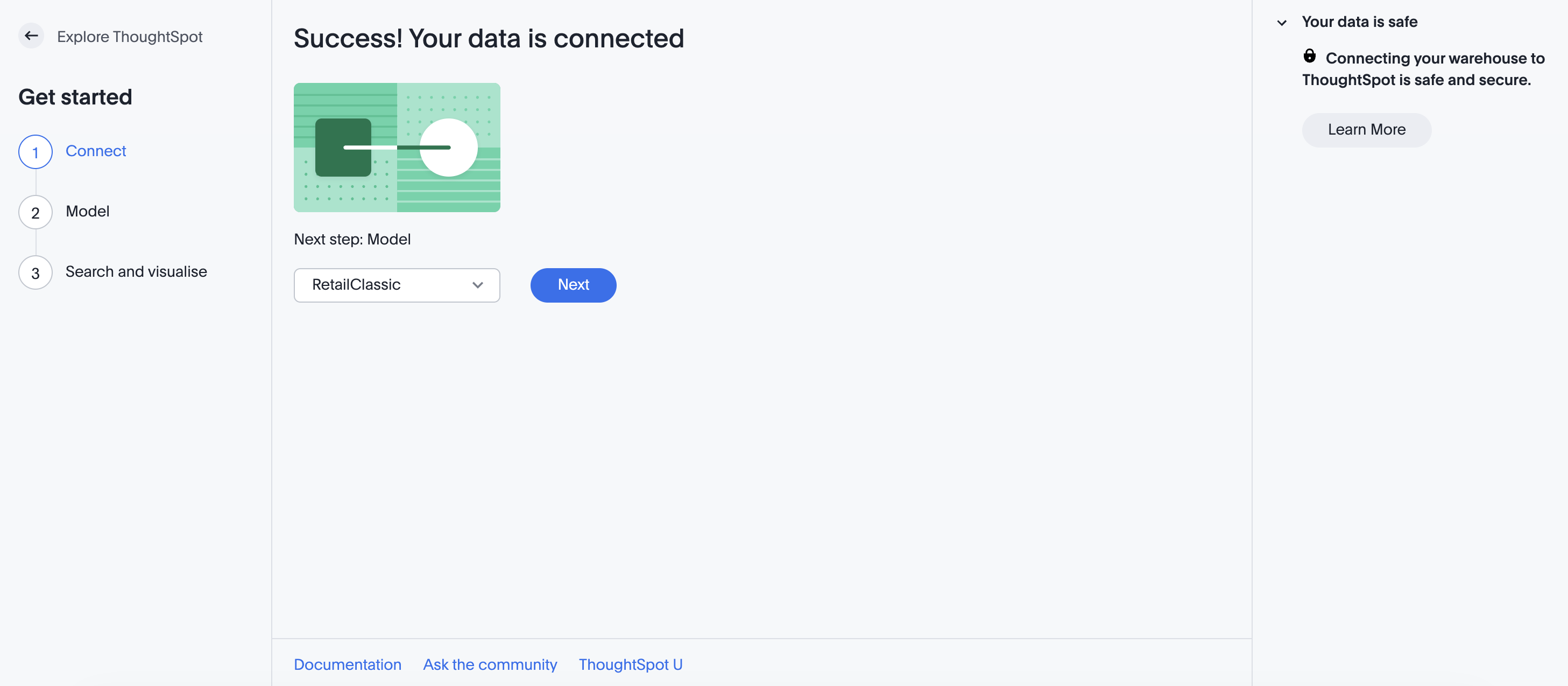 Analyst onboarding progress bar