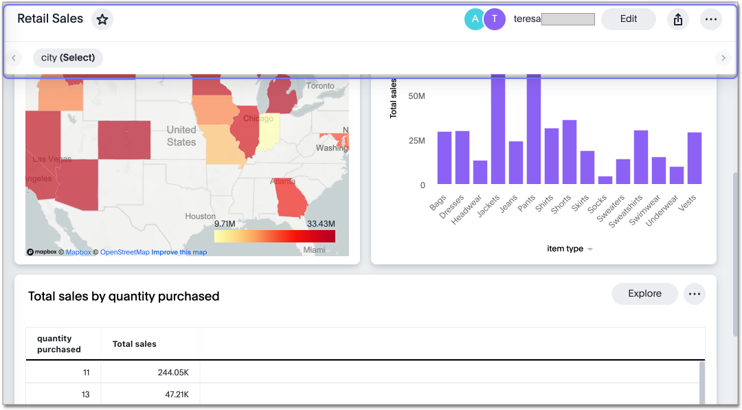Liveboard header visible even when scrolling down
