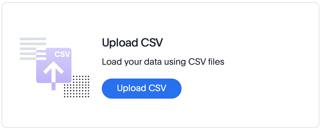 CSV upload