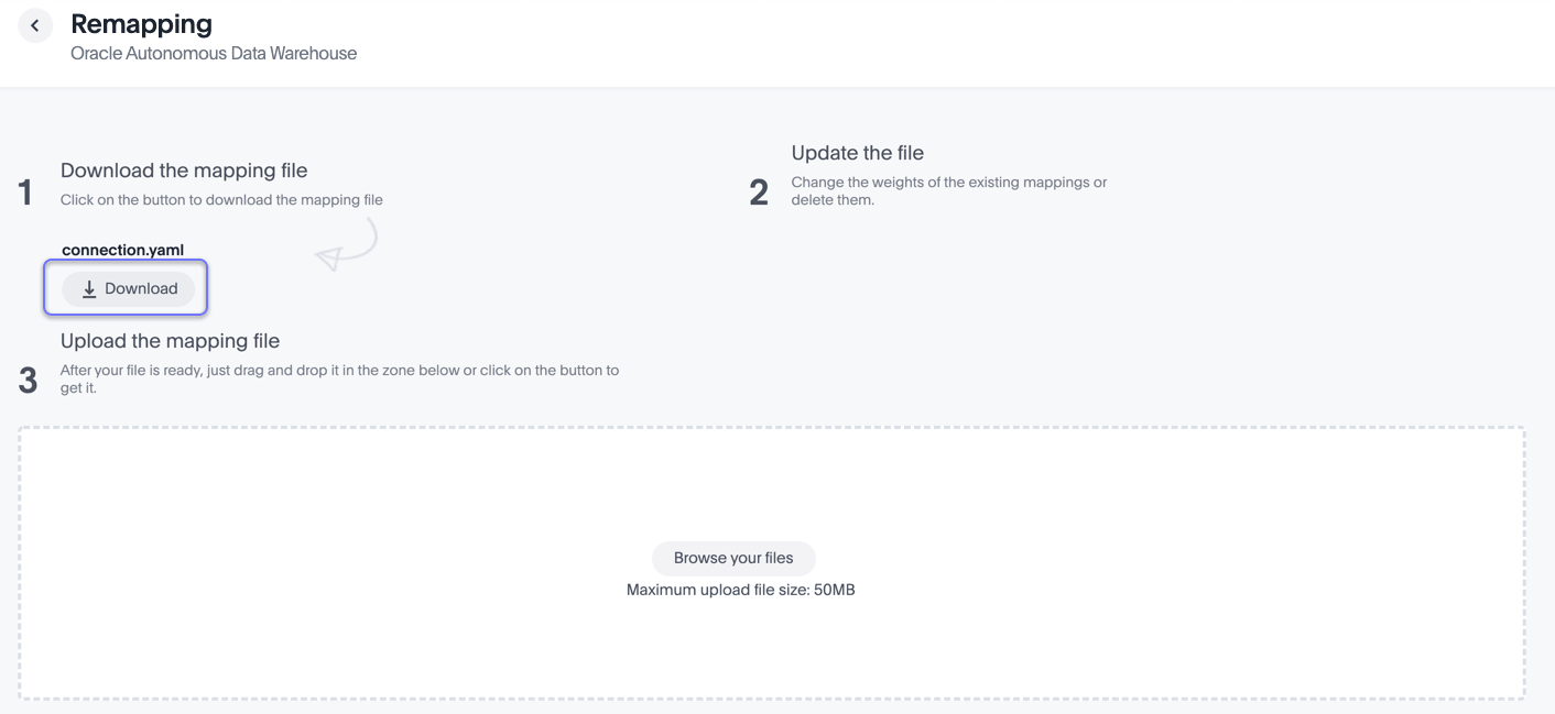 Download the source mapping file