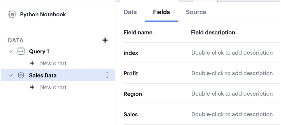 Add fields.