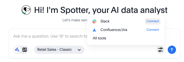 Access Spotter Slack tool.