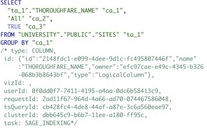 SQL query sample with task as SAGE_INDEXING