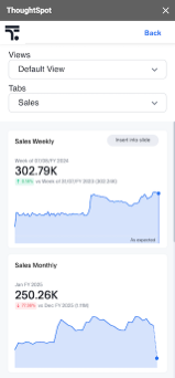 Tabs and Views in Connected Slides