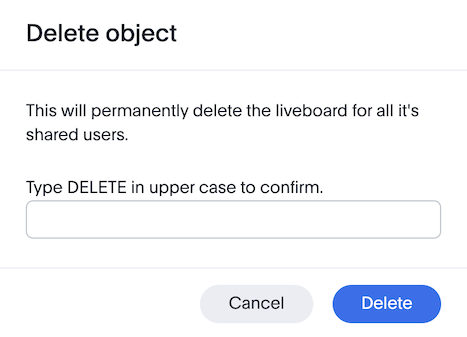 type DELETE