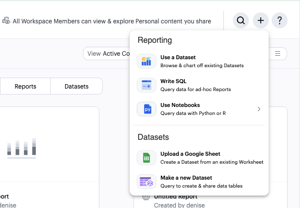 Make a reusable Dataset
