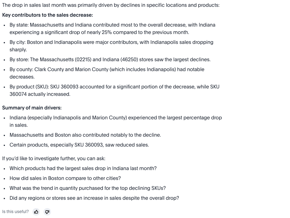 Spotter summarizes the reasons for the change.