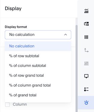 See your data as a percent
