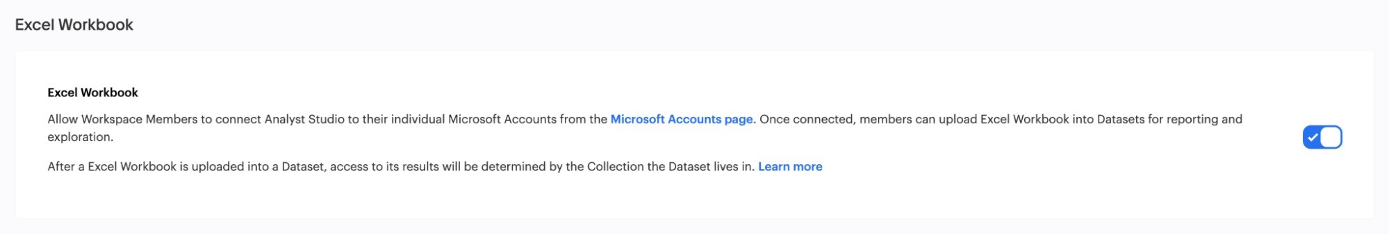Allow Excel Workbook