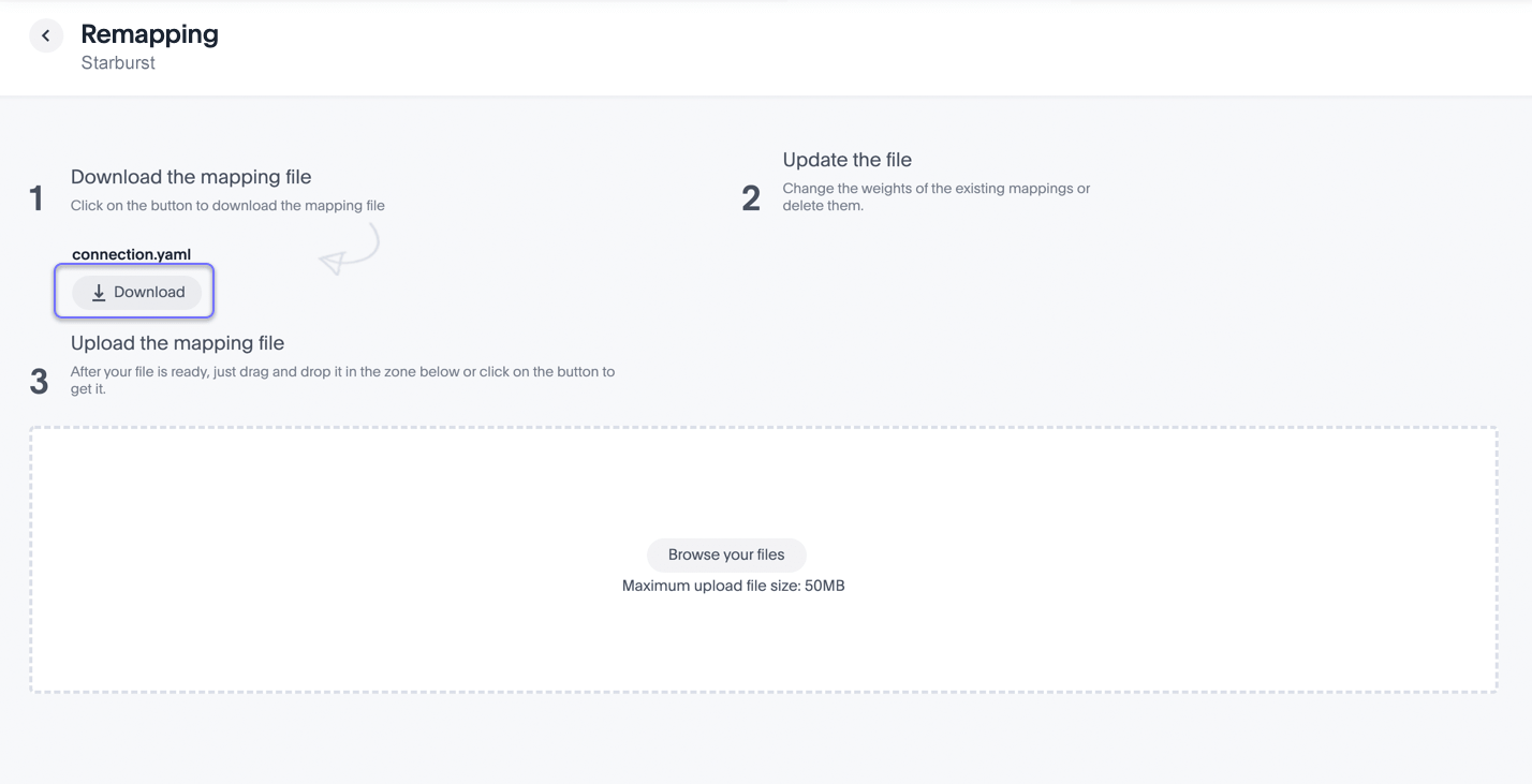 Download the source mapping file