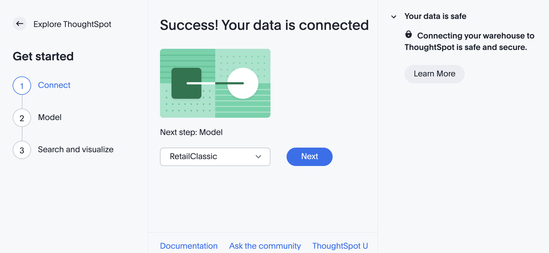 Analyst onboarding progress bar