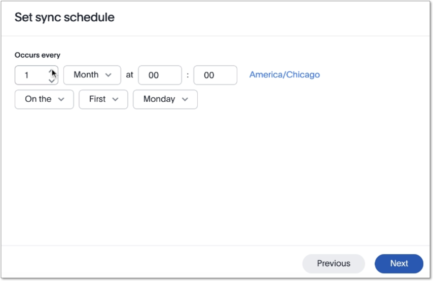 Create a sync schedule for Atlan