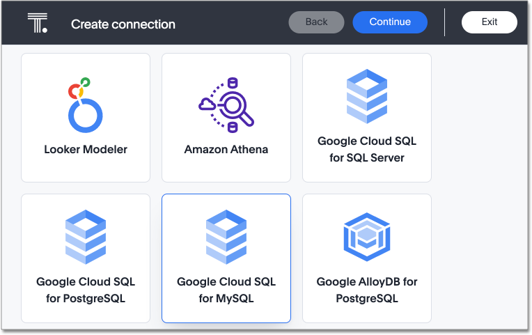 Add a Google Cloud SQL for MySQL connection