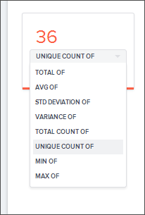 Options for an Attribute column with Additive set to YES