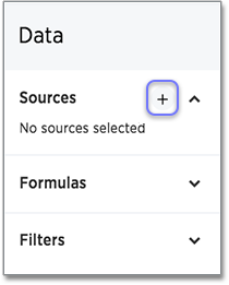 Click the plus icon next to Sources