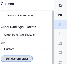 Custom sort order on Answers