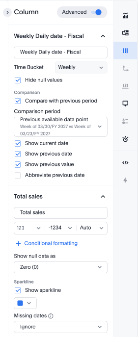 See the advanced display options