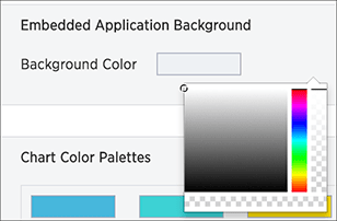 choose application background color
