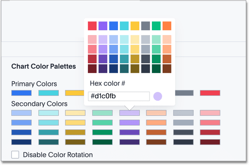 Change the primary color palette