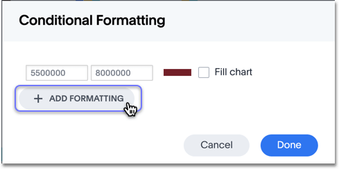 Add another conditional format