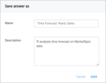 r save time forecast answer