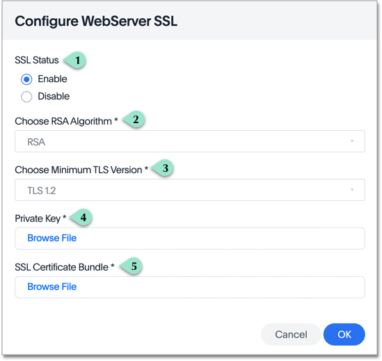 Configure WebServer SSL