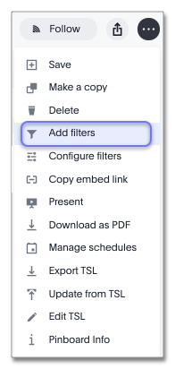 add pinboard filters
