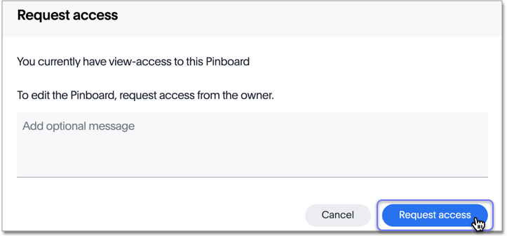 Request edit access