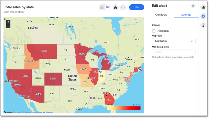 Geo charts | ThoughtSpot Software