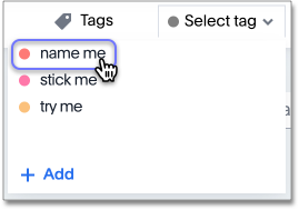 Filter by a tag