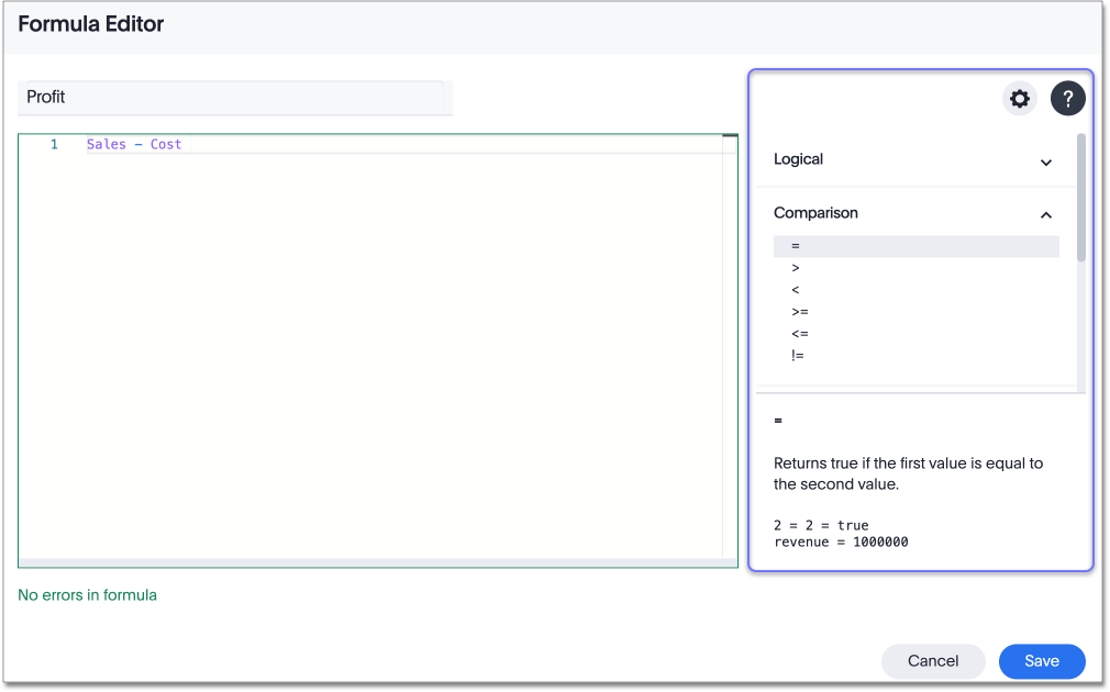 Formula Assistant