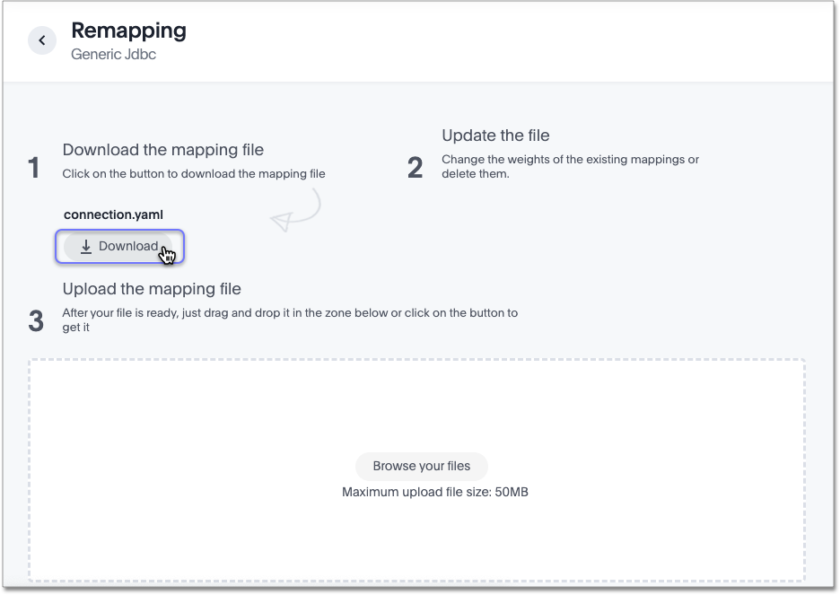 Download the source mapping file