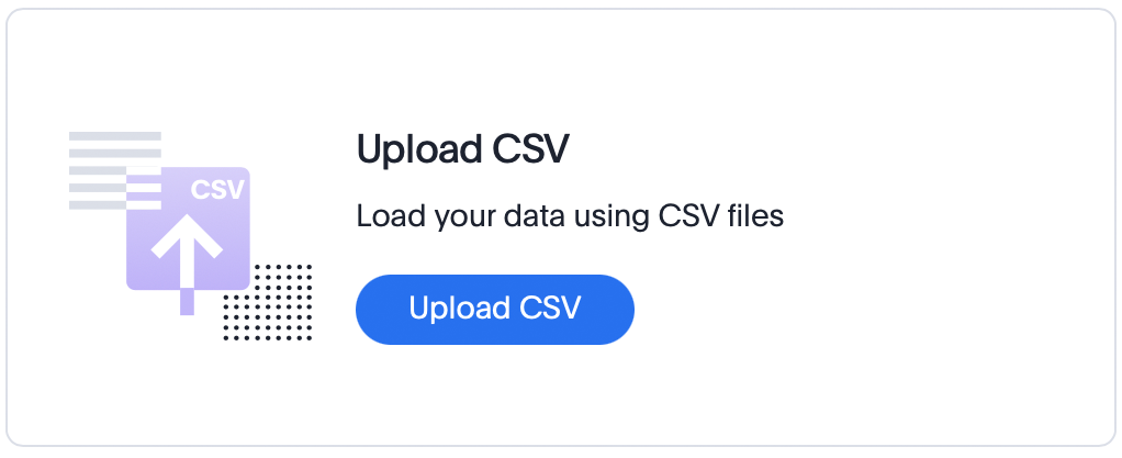 CSV upload